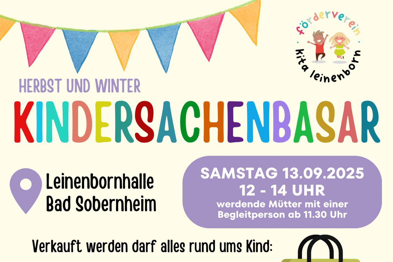 Kindersachenbasar 13.09.2025